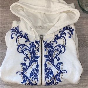 Miss Me embroidered hoodie XS